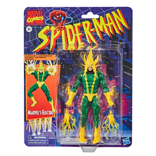 Hasbro Marvel Legends Retro Series Spider-Man Electro Action Figure