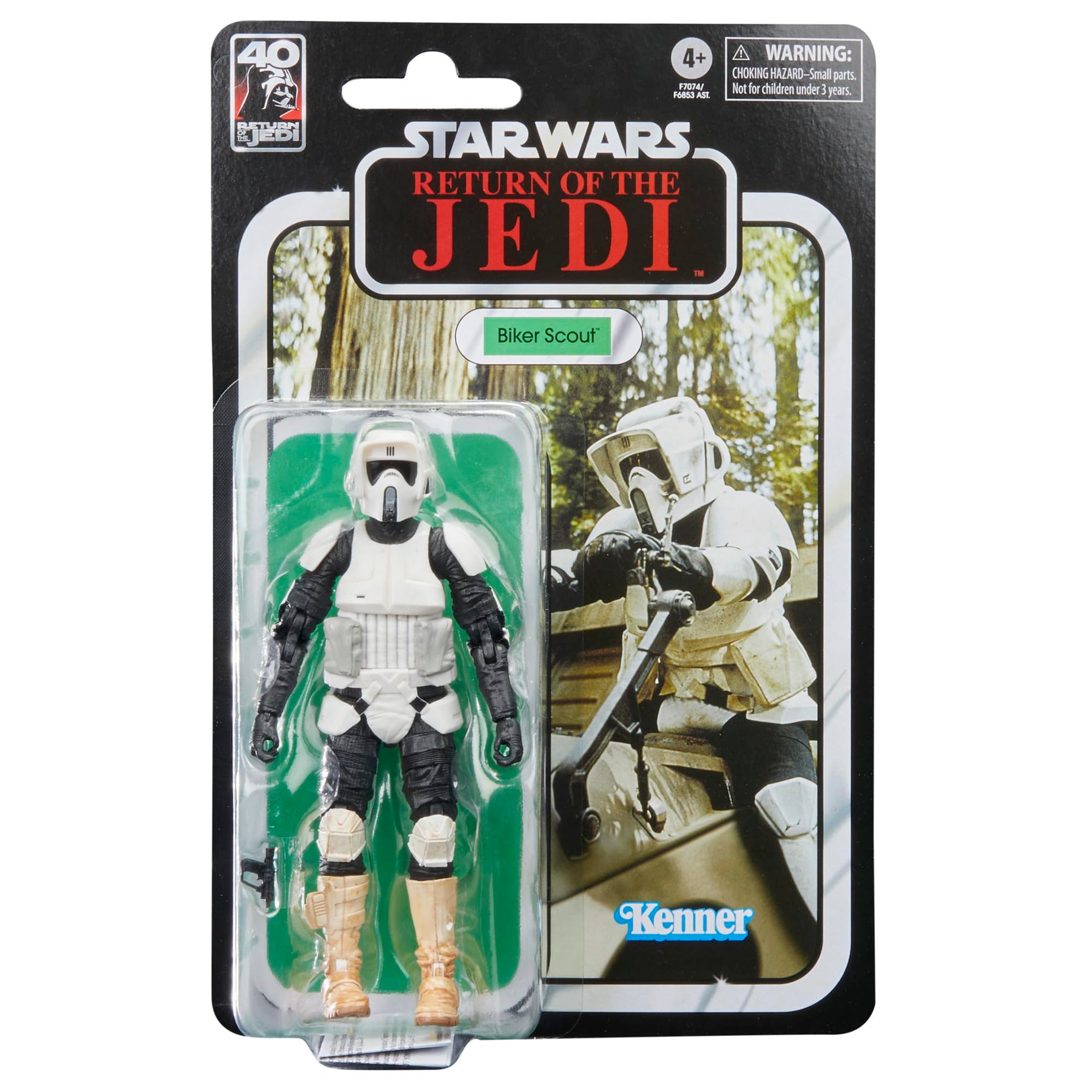 Hasbro Star Wars The Black Series Return Of The Jedi 40th Anniversary Biker Scout 6-Inch Action Figure