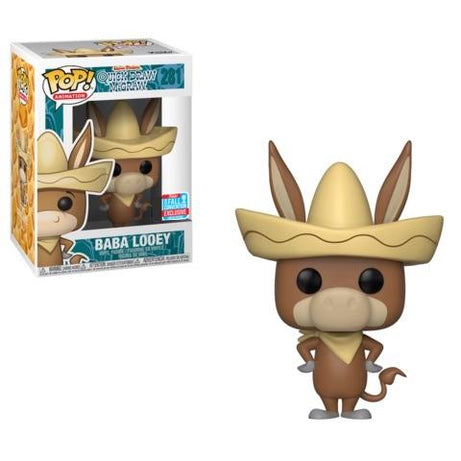 Funko Pop! Animation Hanna Barbera Quick Draw McGraw Baba Looey #281 NYCC 2018 Exclusive Shared Sticker