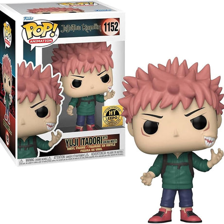Funko POP! Animation Jujutsu Kaisen Yuji Itadori with Sukuna Mouth #1152 HT Expo 2022 Exclusive