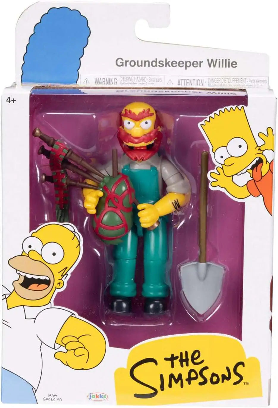 Jakks Pacific The Simpsons Groundskeeper Willie Action Figure