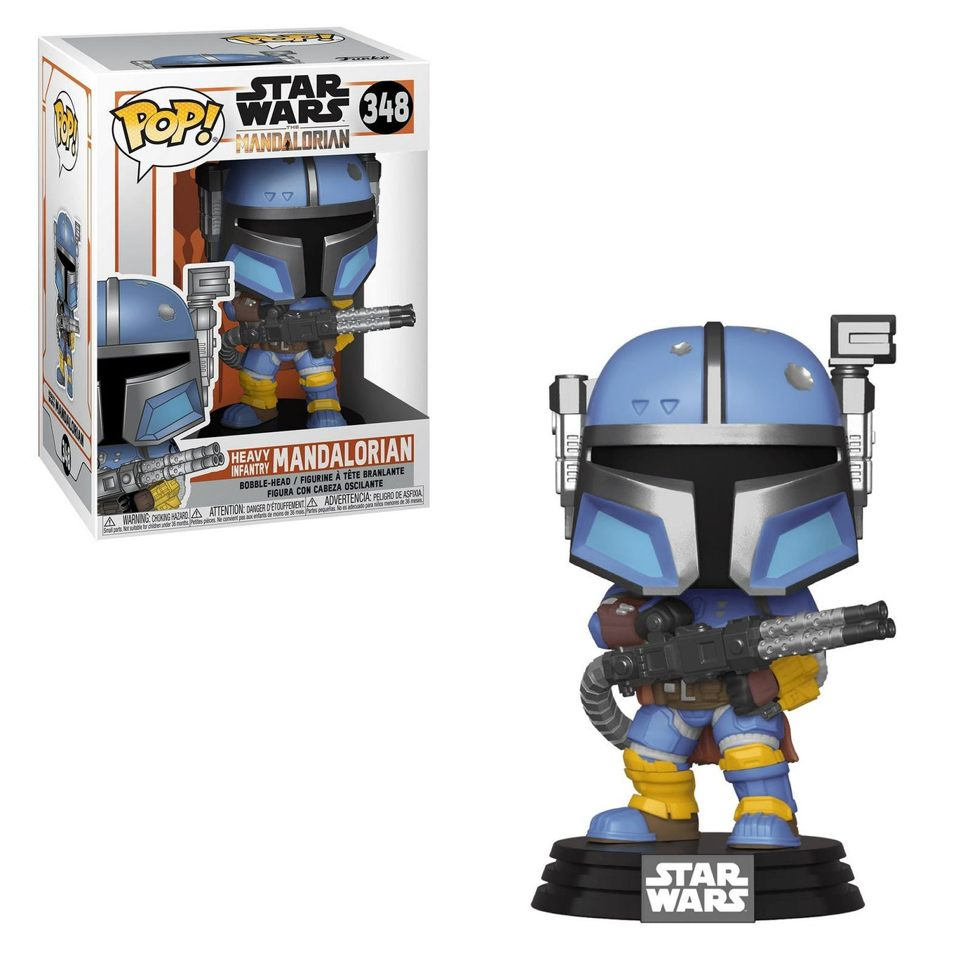 Funko Pop! Star Wars The Mandalorian Heavy Infantry Mandalorian #348