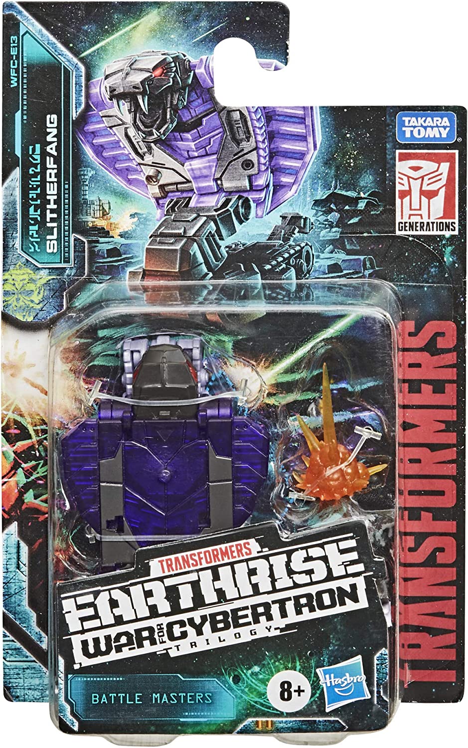 Hasbro Transformers Earthrise War For Cybertron Trilogy Slitherfang Battle Masters Action Figure