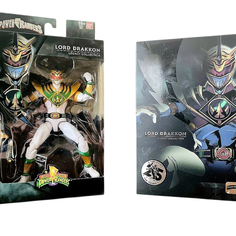 Bandai Power Rangers 25th Anniversary Legacy Collection Lord Drakkon Action Figure Power Morphicon 2018 Exclusive
