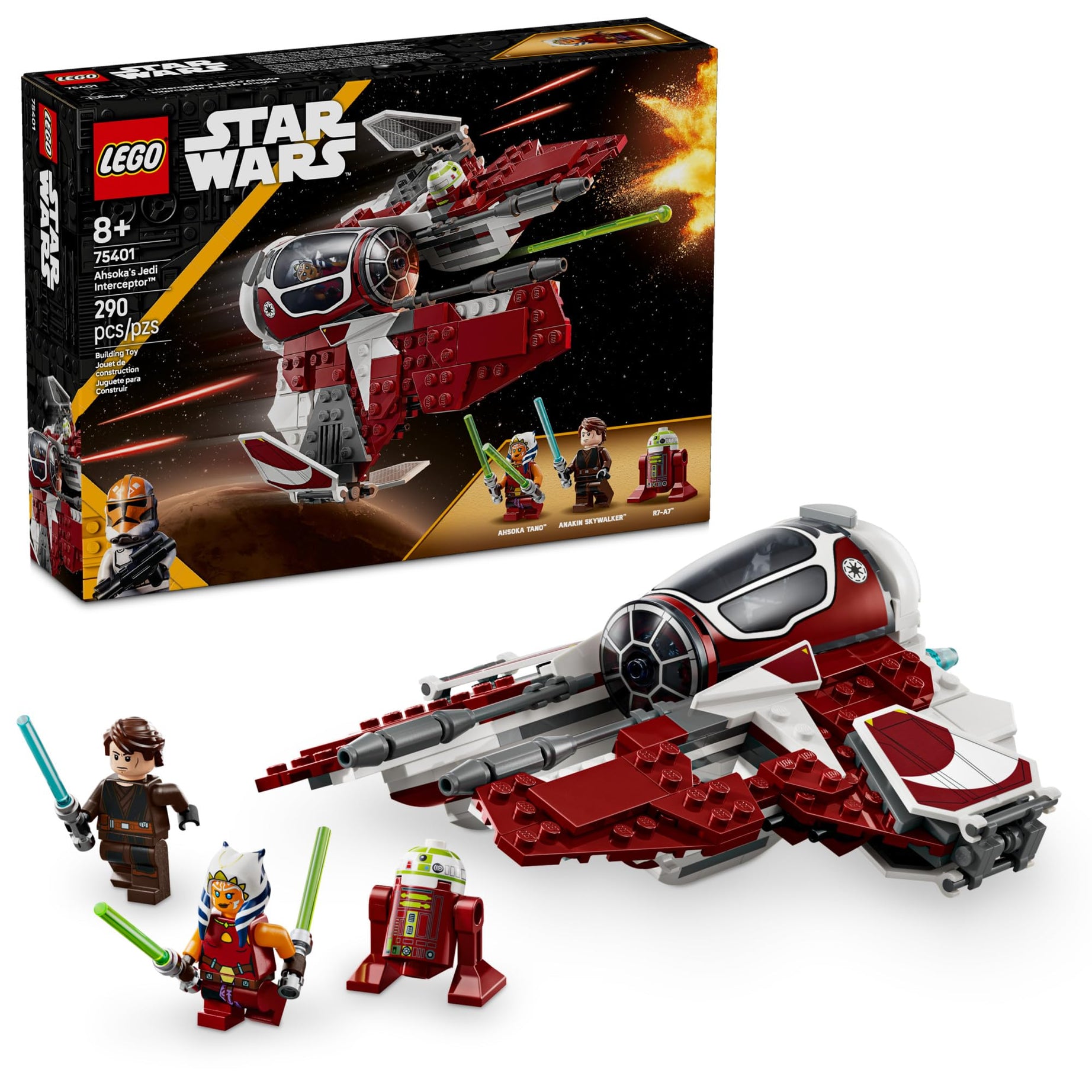 Lego Star Wars Ahsoka's Jedi Interceptor #75401