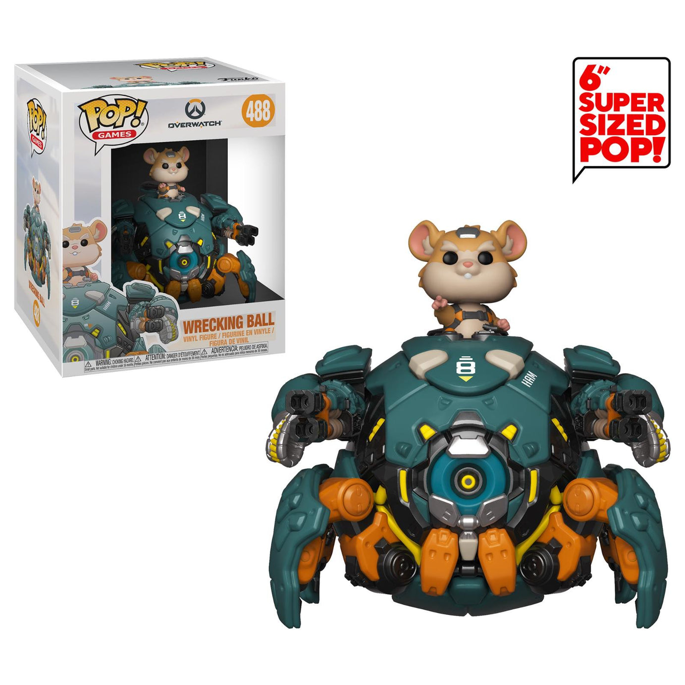 Funko Pop! Games Overwatch Wrecking Ball #488