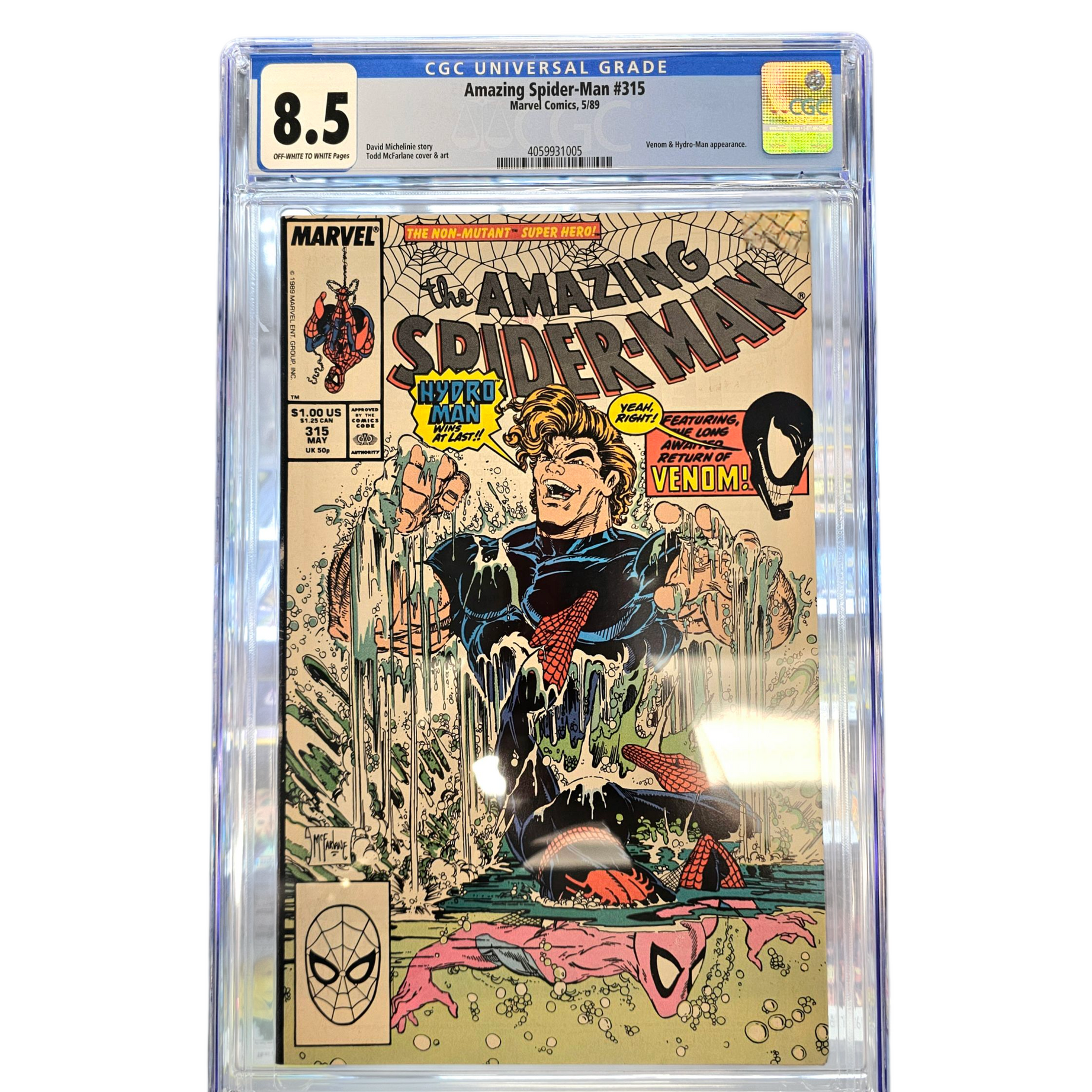 CGC Graded 8.5 Marvel Comics Amazing Spider-Man #315