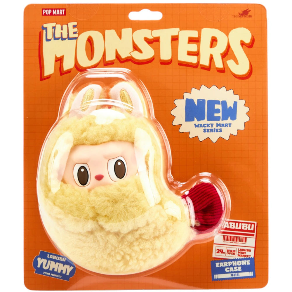 Pop Mart The Monsters Labubu Yummy Plush Earphone Case