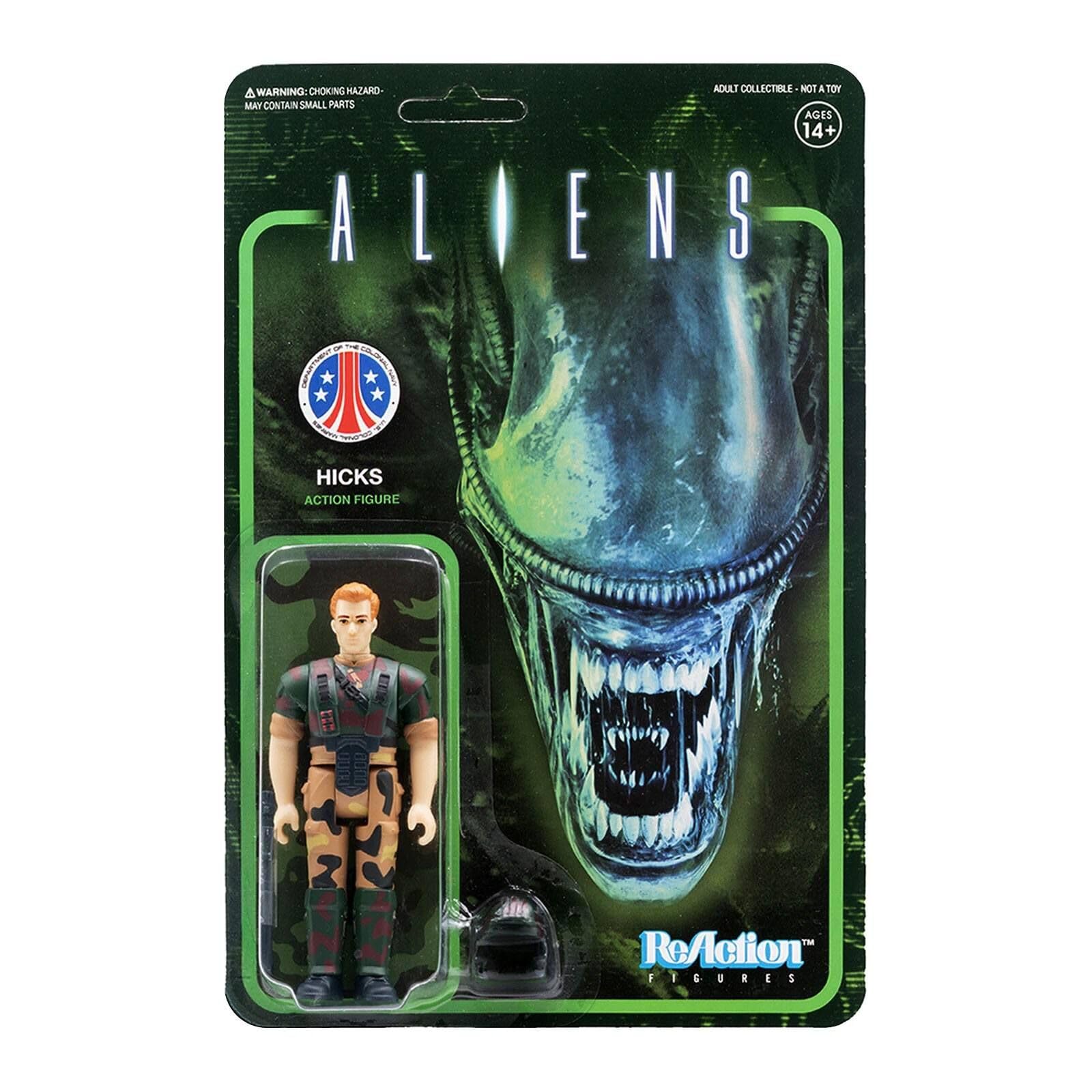 Super7 ReAction Figures Aliens Hicks Action Figure