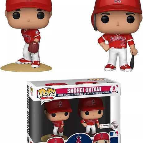 Funko Pop MLB Anaheim Angels Shohei Ohtani (Red Jersey) Fanatics Exclusive 2-Pack