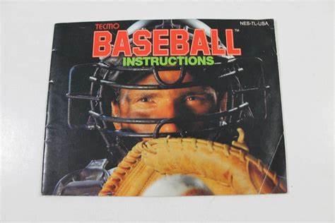 NES Tecmo Baseball Video Game