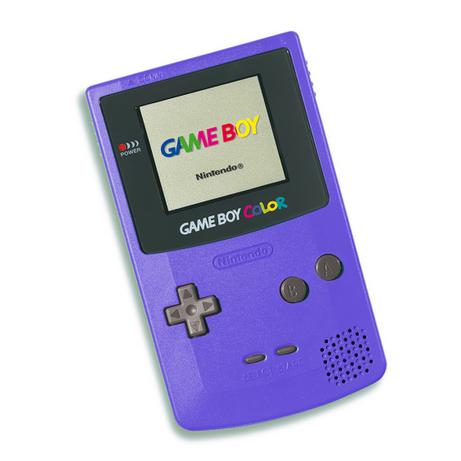 Loose Nintendo Game Boy Color Purple Handheld Console