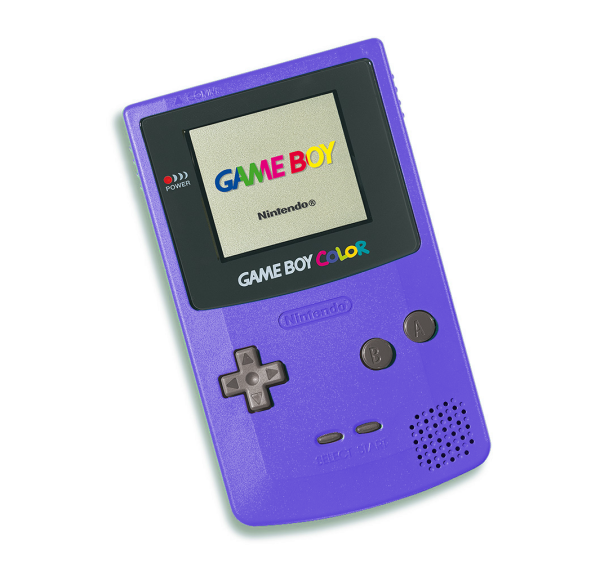 Loose Nintendo Game Boy Color Purple Handheld Console