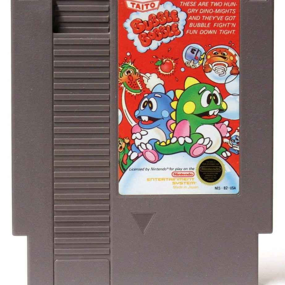 NES Bubble Bobble Video Game