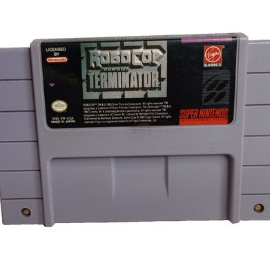 Super Nintendo Robocop Versus Terminator Video Game