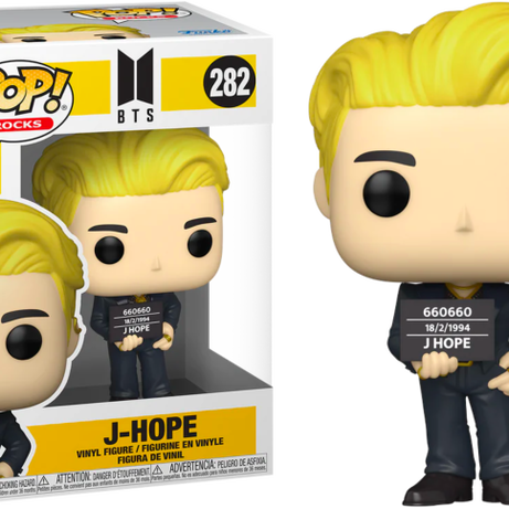 Funko Pop! Rocks BTS J-Hope (Blonde Hair) #282