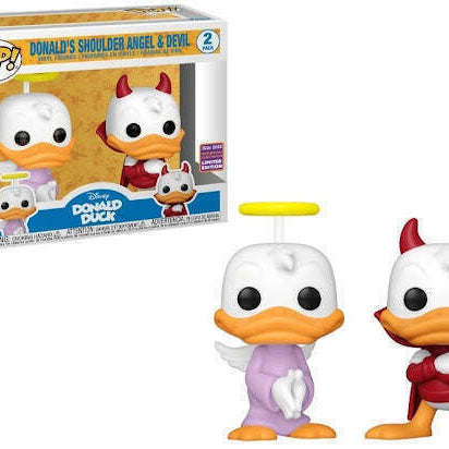 Funko Pop! Disney Donald Duck Donald's Shoulder Angel & Devil 2-Pack