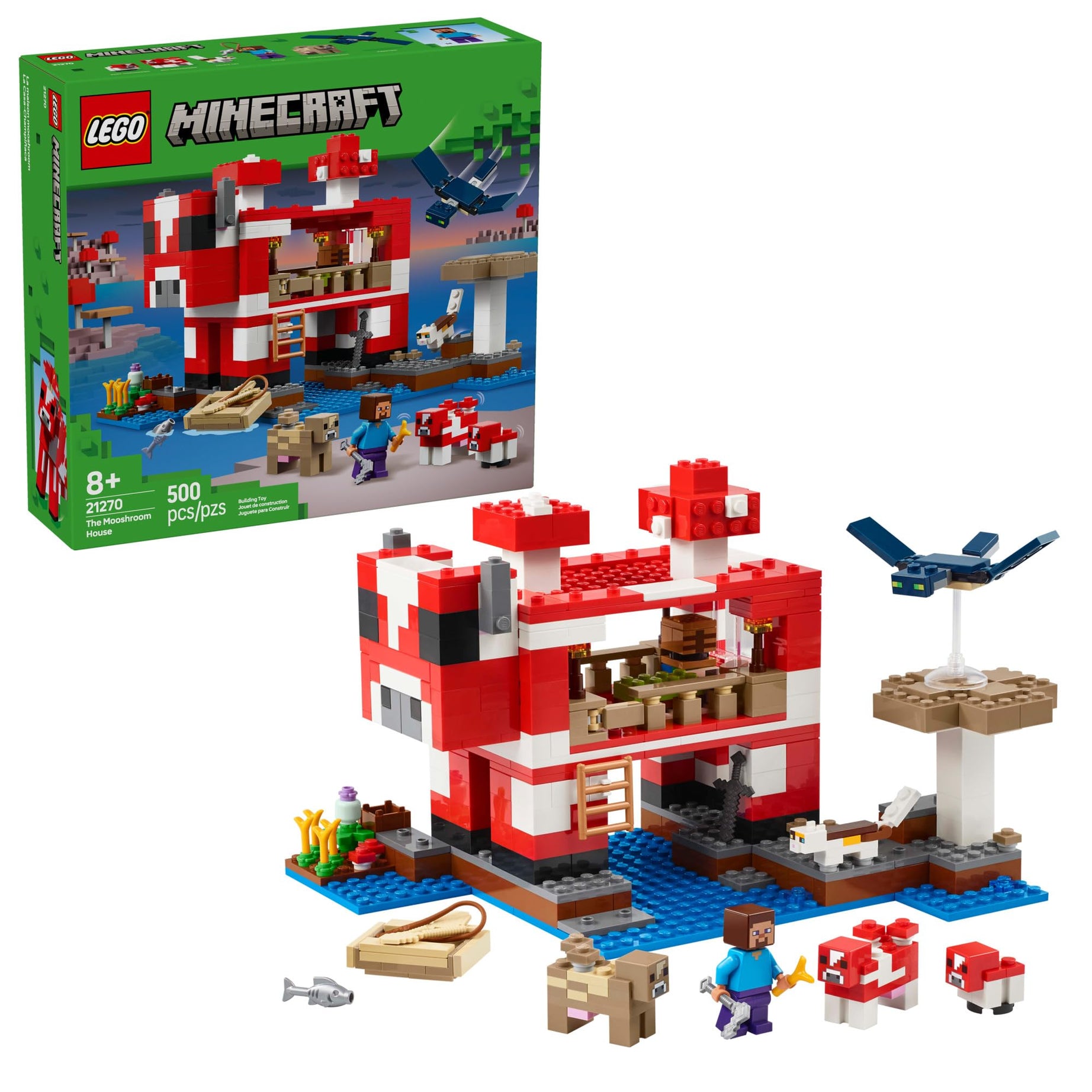 Lego Minecraft The Mushroom House #21270
