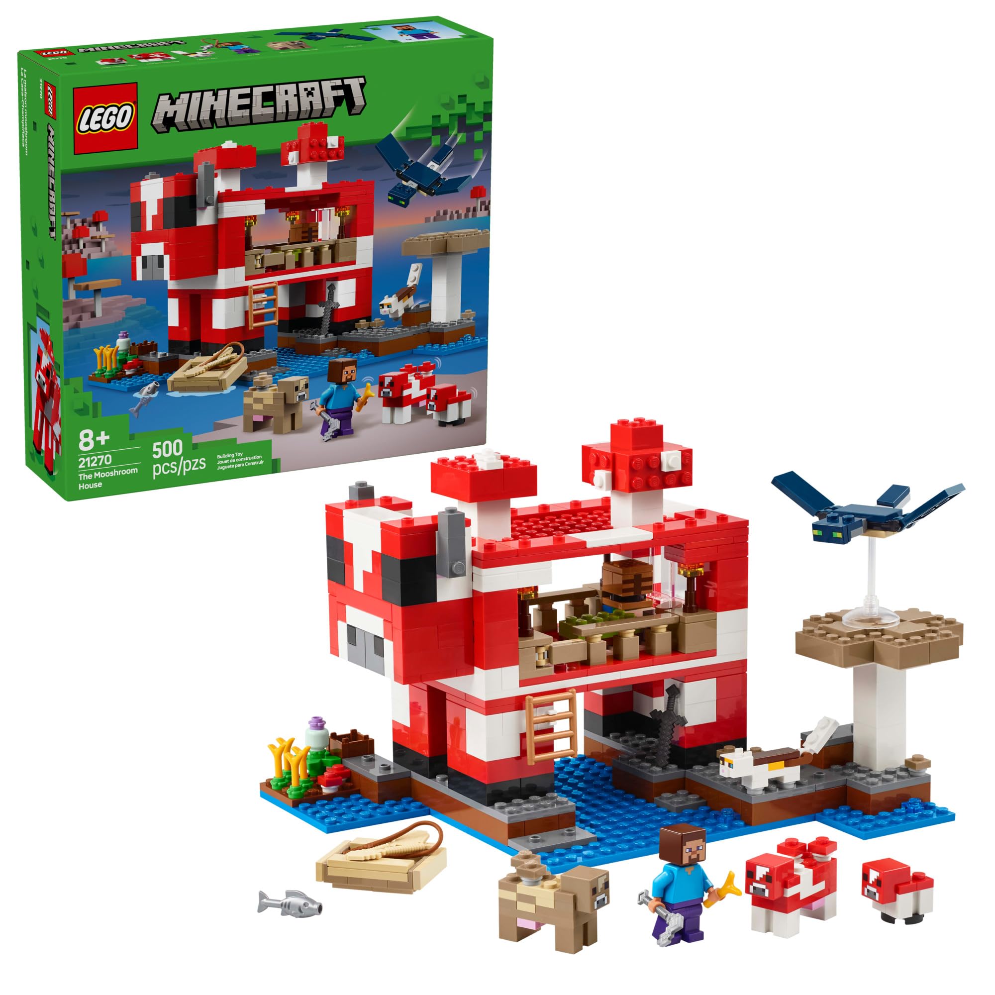 Lego Minecraft The Mushroom House #21270
