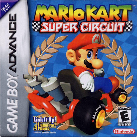 Nintendo Game Boy Advance Mario Kart Super Circuit Video Game