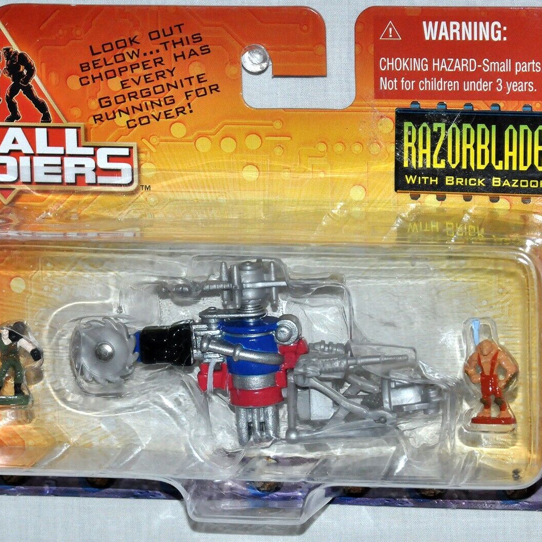 Kenner Small Soldiers Razorblade Chopper With Brick Bazooka & Archer