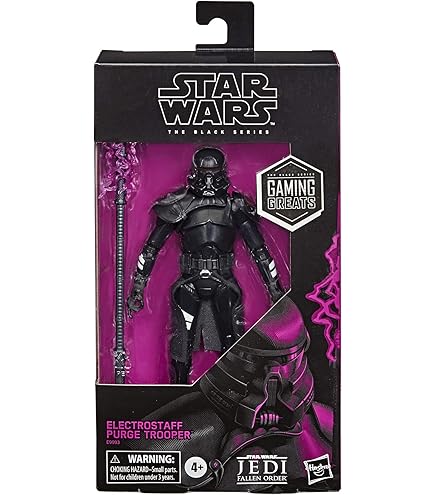 Hasbro Star Wars The Black Series Gaming Greats Shadow Electrostaff Purge Trooper Action Figure