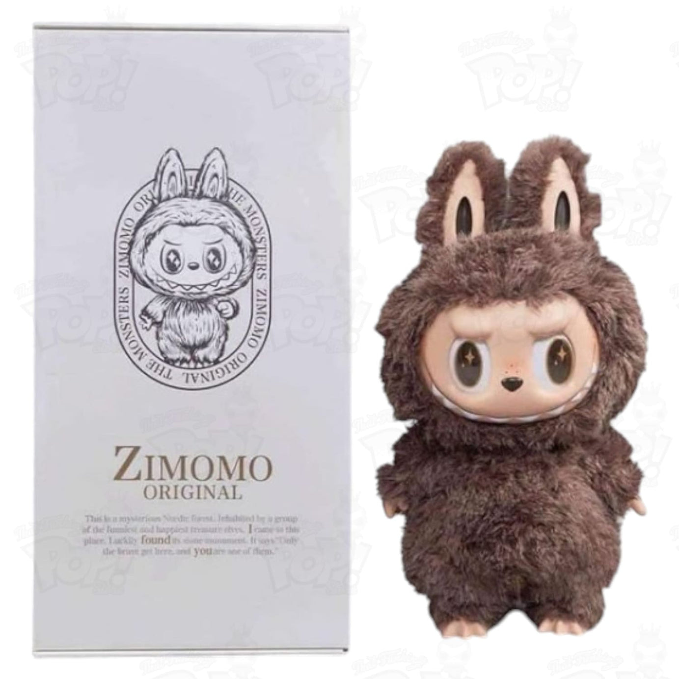 Pop Mart The Monsters Zimomo Original (Brown) Labubu Plush Toy