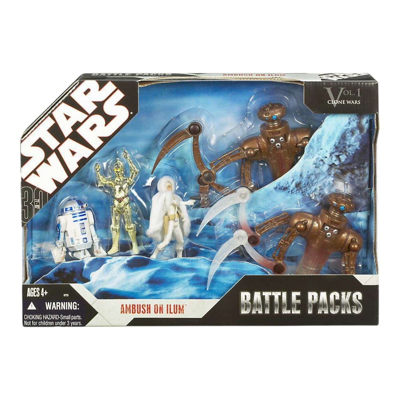 Hasbro Star Wars Vol. 1 Clone Wars Ambush On Ilum Battle Pack Action Figure 5-Pack