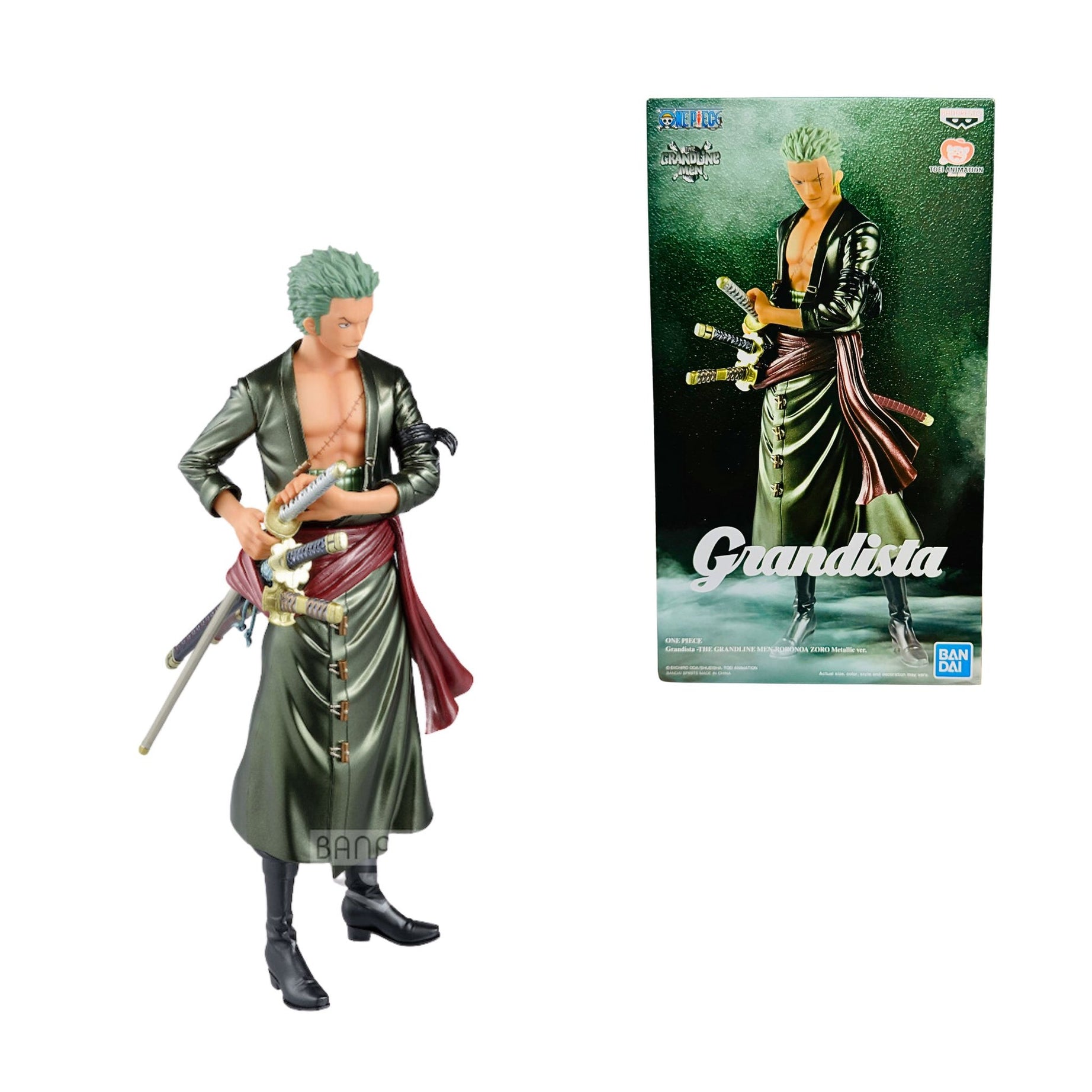 Banpresto One Piece The Grandline Men Roronoa Zoro Metalic Version