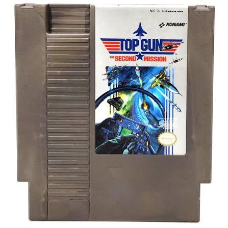 NES Top Gun Video Game