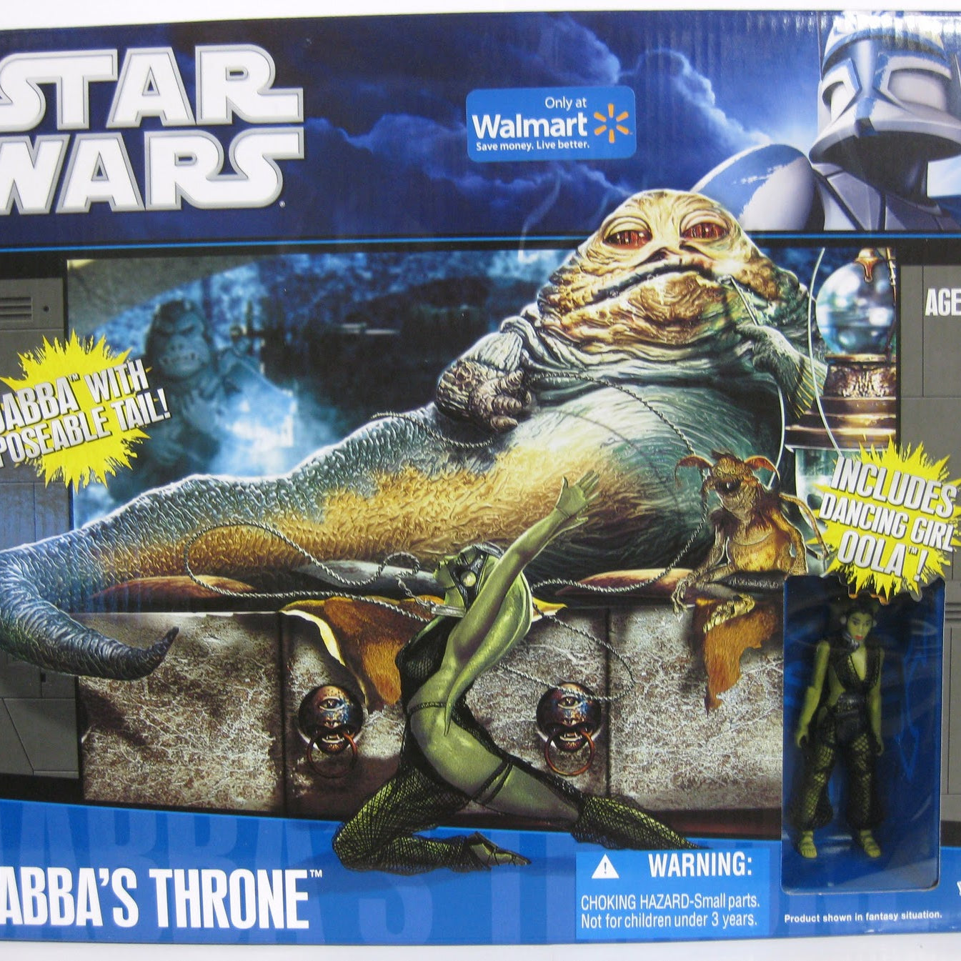 Hasbro Star Wars The Clone Wars Jabba's Throne Playset Walmart Exclusive