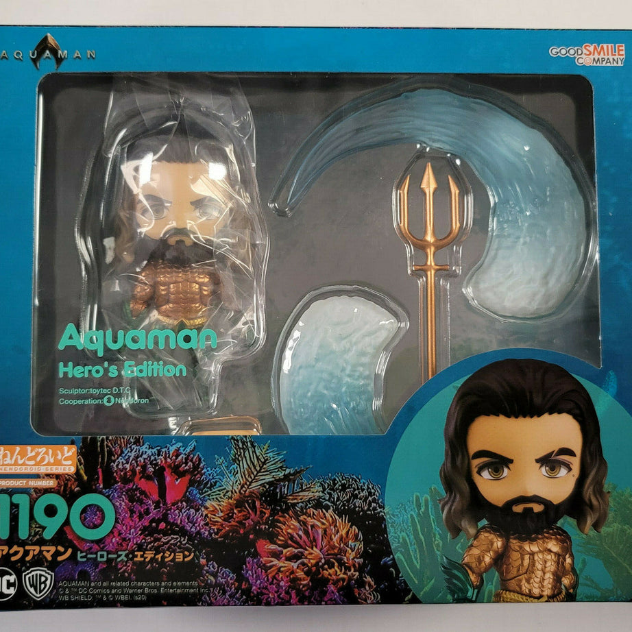 Good Smile Company DC WB Aquaman Hero's Edition Nendoroid Series Action Figure #1190