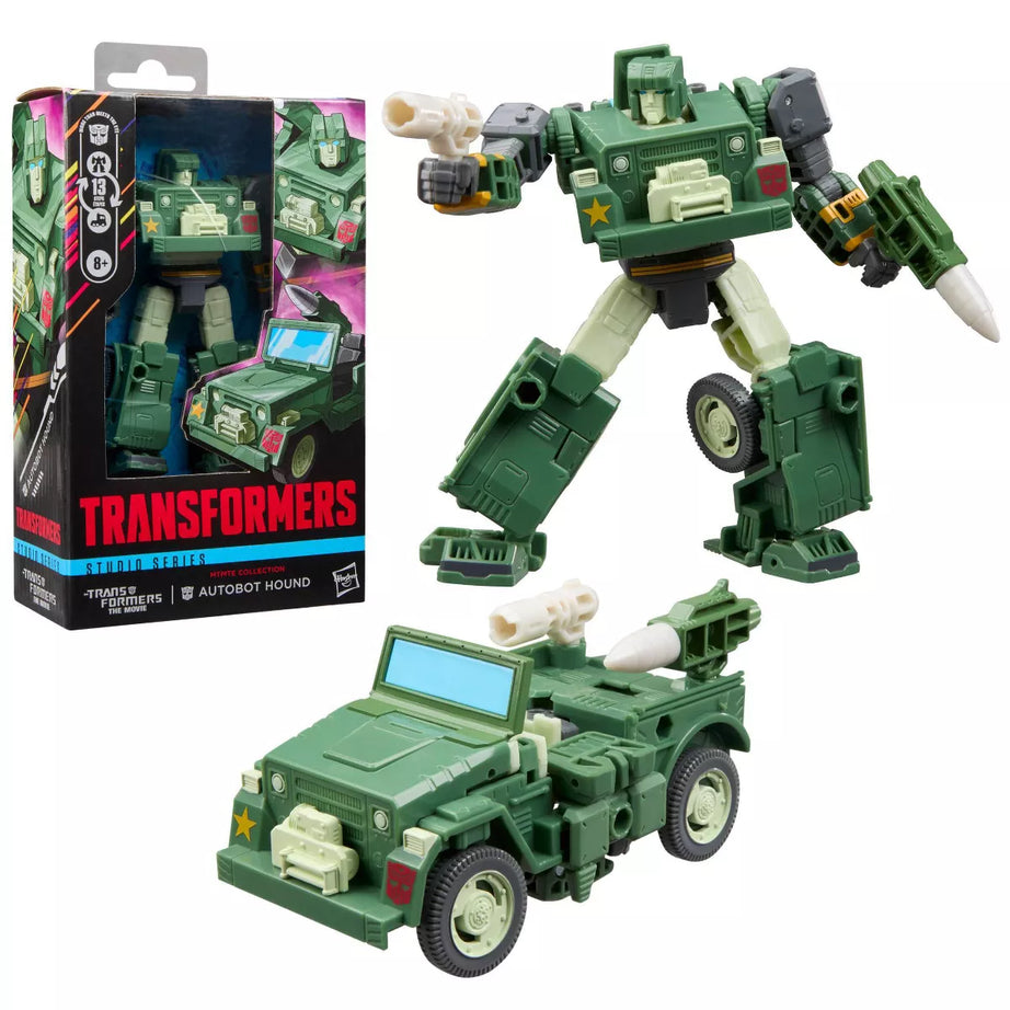 Transformers Studio Series Transformers: The Movie Deluxe Class Autobot Hound Action Figure