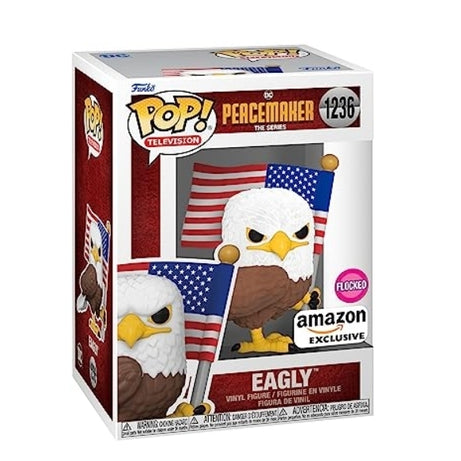 Funko Pop! Television DC Comics Peacemaker The Series Eagly #1236 Flocked Special Edition Sticker