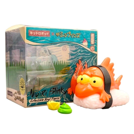 Kidrobot The Simpsons Nigiri Blinky (Orange) Collectible Vinyl Figure