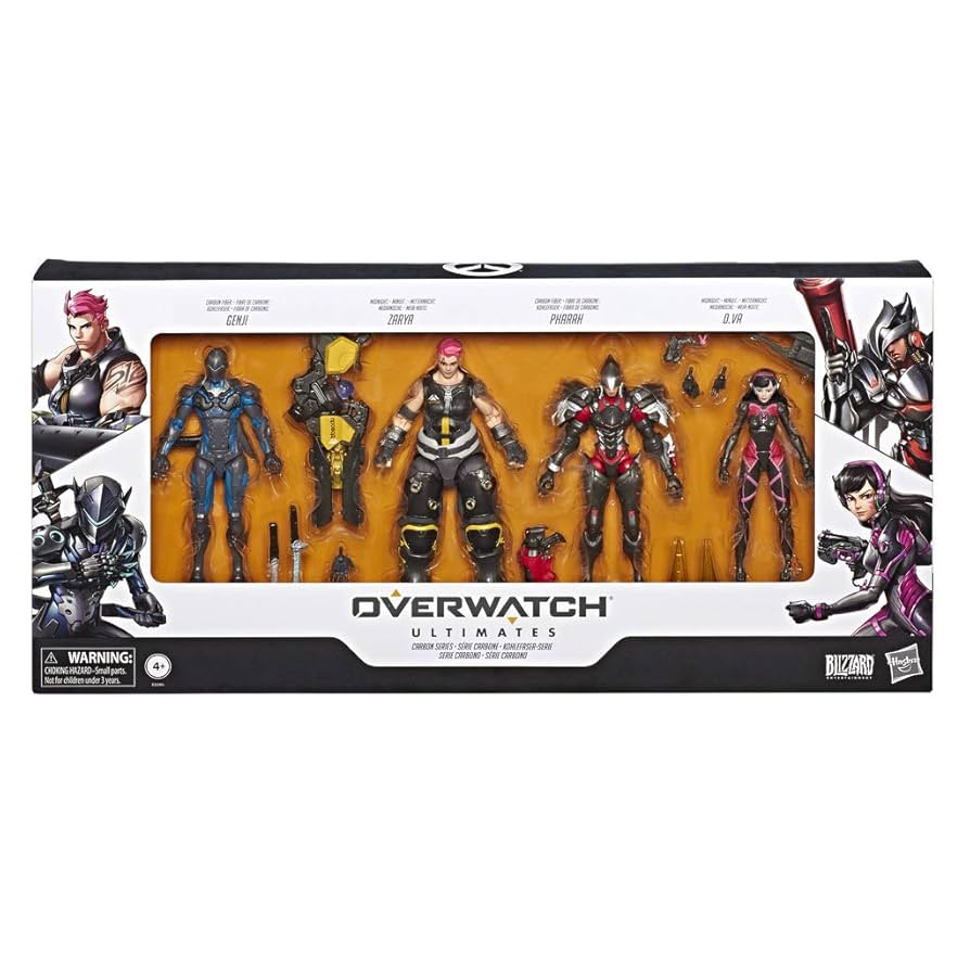 Hasbro Overwatch Ultimates Genji/ Zarya/ Pharah/ D. VA Action Figure 4-Pack