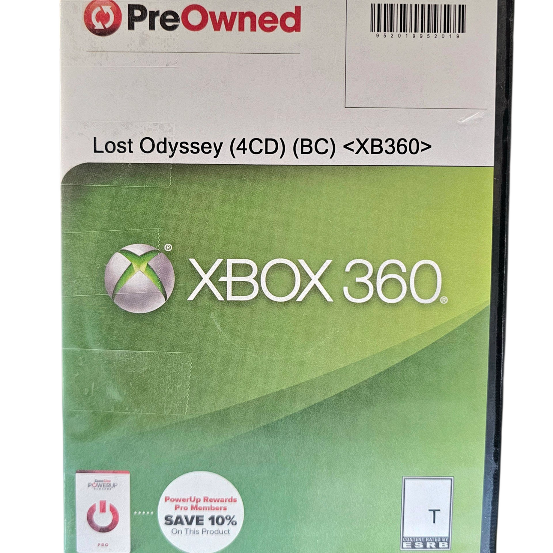XBOX 360 Lost Odyssey (4CD)Video Game