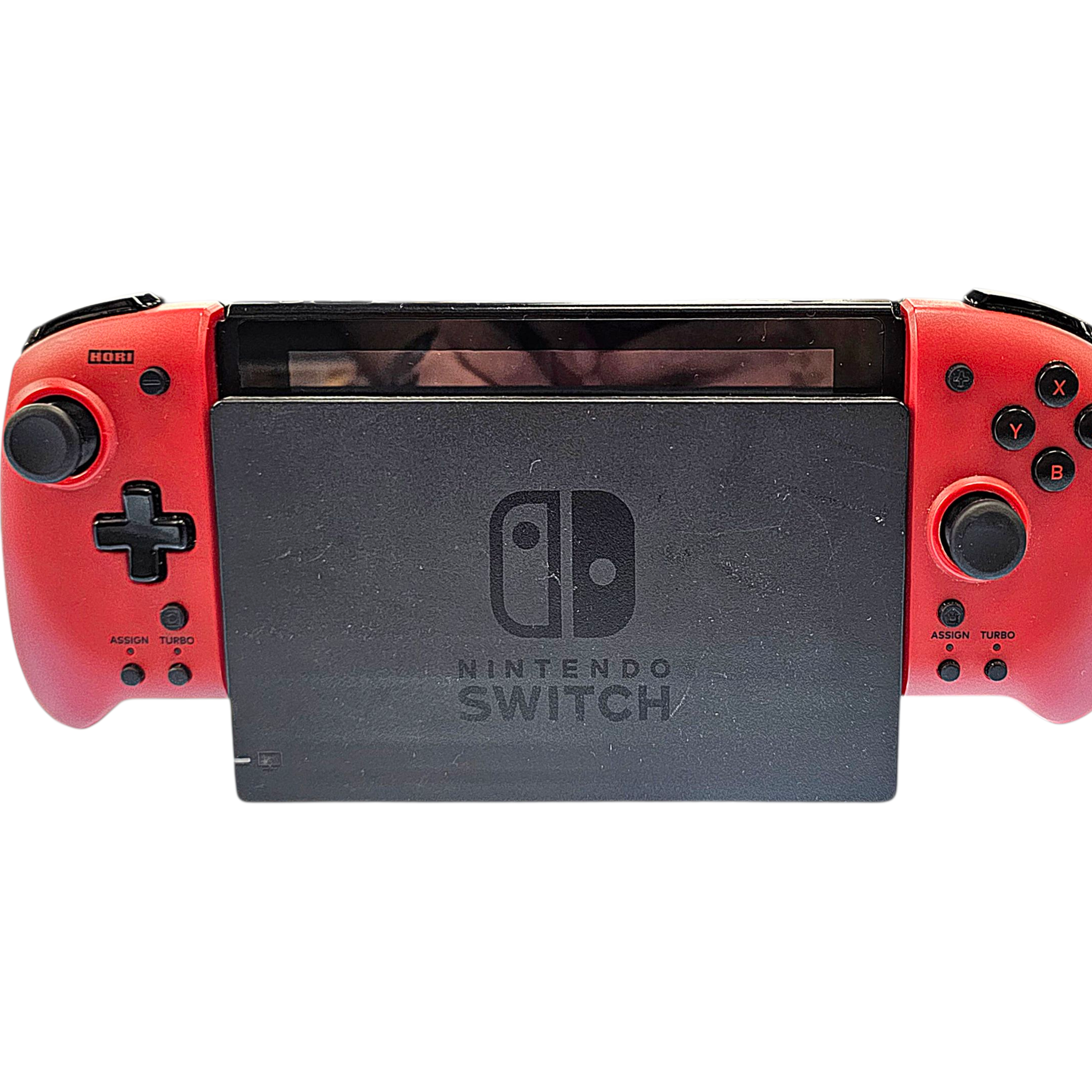 Nintendo Switch with Red Hori Brand Joycons Loose Console Version 1