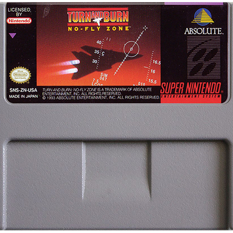 Super Nintendo Turn And Burn: No-Fly Zone Video Game