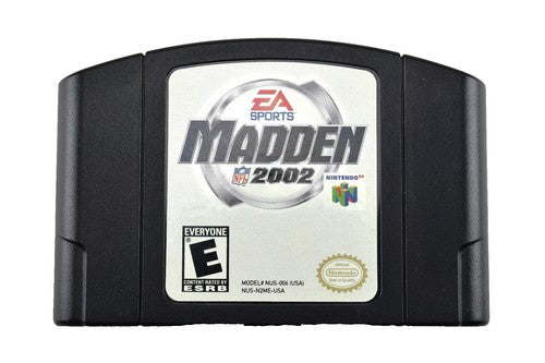 Nintendo N64 NFL Madden 2002 Loose Video Game