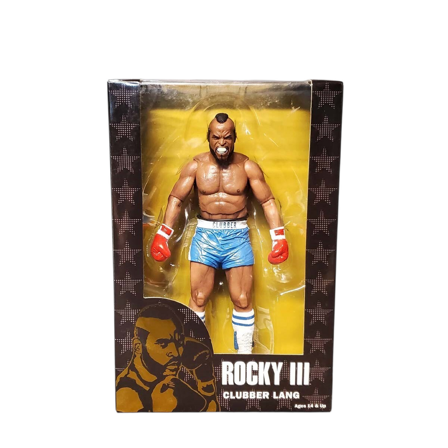 NECA Rocky III 40TH Anniversary Series 1 Clubber Lang Blue Trunks Action Figure