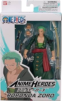Bandai Anime Heroes One Piece Roronoa Zoro Action Figure