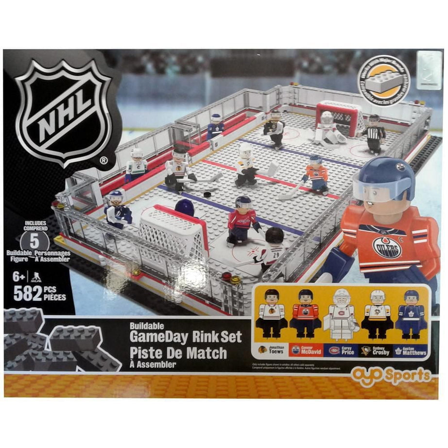 OYO Sports NHL Buildable GameDay Rink Set 582 PCS