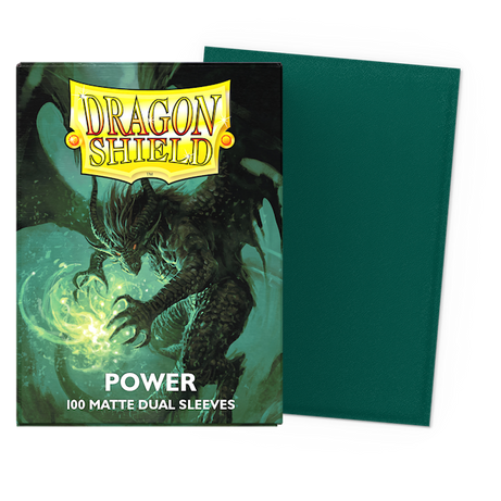 Dragon Shield: Standard Matte Dual Sleeves Power Count 100