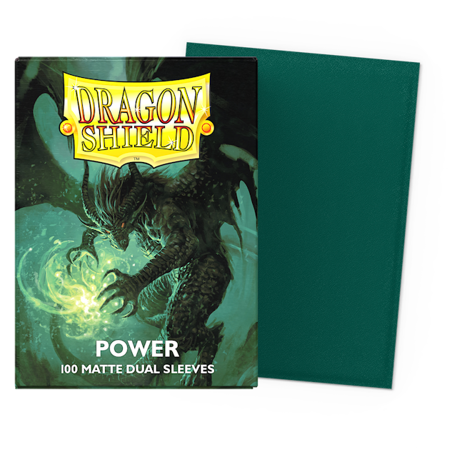 Dragon Shield: Standard Matte Dual Sleeves Power Count 100