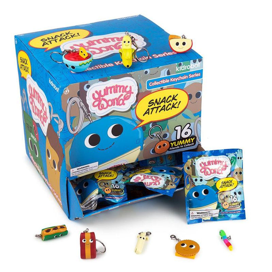Kidrobot Yummy World Snack Attack Vinyl Keychain Series Blind Bag