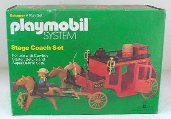 Playmobil System Wells Fargo Stage Coach Set #048 (Complete)