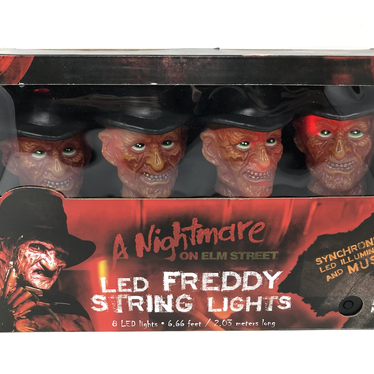 Nightmare On Elm Street LED Freddy String Lights 6.66 Feet