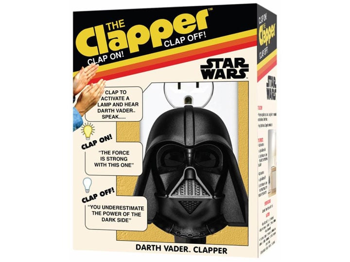 The Clapper Star Wars Darth Vader Heritage Style Packaging