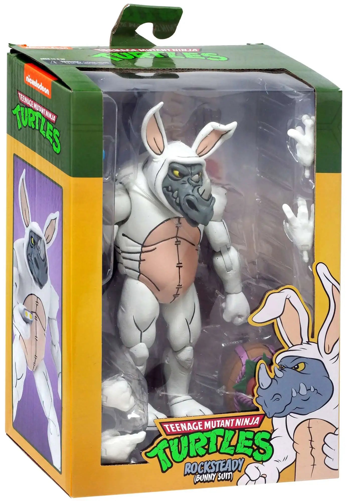Neca Nickelodeon Teenage Mutant Ninja Turtles Rocksteady (Bunny Suit) Action Figure